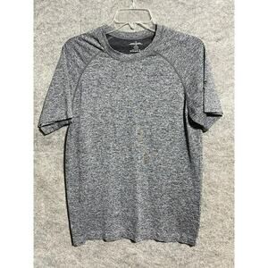 Fabletics Shirt Men M Performance Athletic Workout Gym Training Lightweight Gray